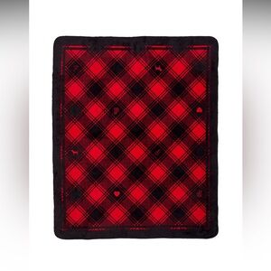 (Inventory 34) Victoria’s Secret PINK Red and Black Plaid Blanket